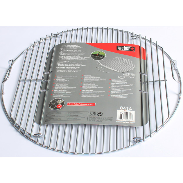 Grille pour barbecue Weber acier chromé ø 47 cm