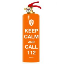 Extincteur Safe-T Keep Calm Orange homologué et rechargeable