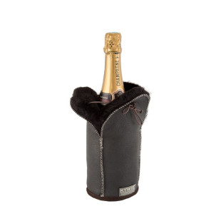 WINE BAG KYWIE BLACK CIRCLE PRINT