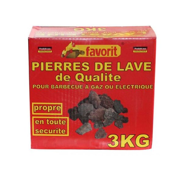 Favorit Pierre de Lave Barbecue gaz 3kg 3050 