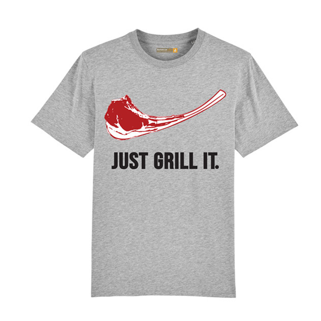 Tee-shirt Just Grill It Gris XL
