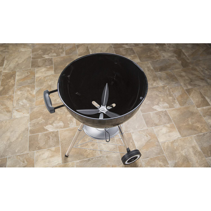 Kit systeme de nettoyage barbecue Weber One-Touch 47 cm inox
