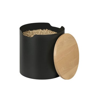 Réservoir à pellets Barrel noire 20kg
