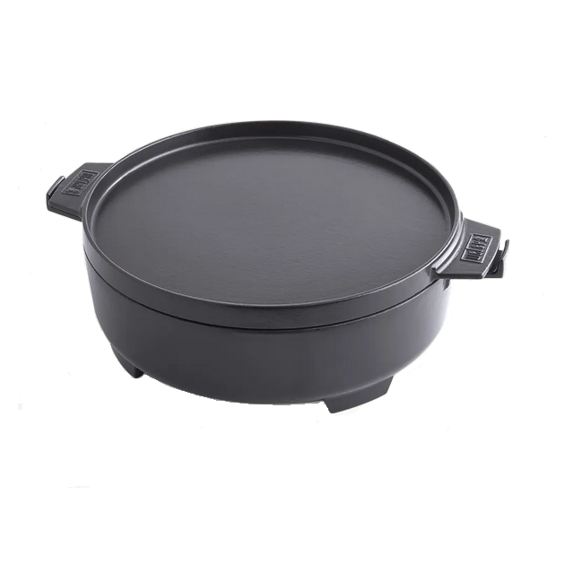 COCOTTE EN FONTE WEBER 2 EN 1 GOURMET BBQ SYSTEM