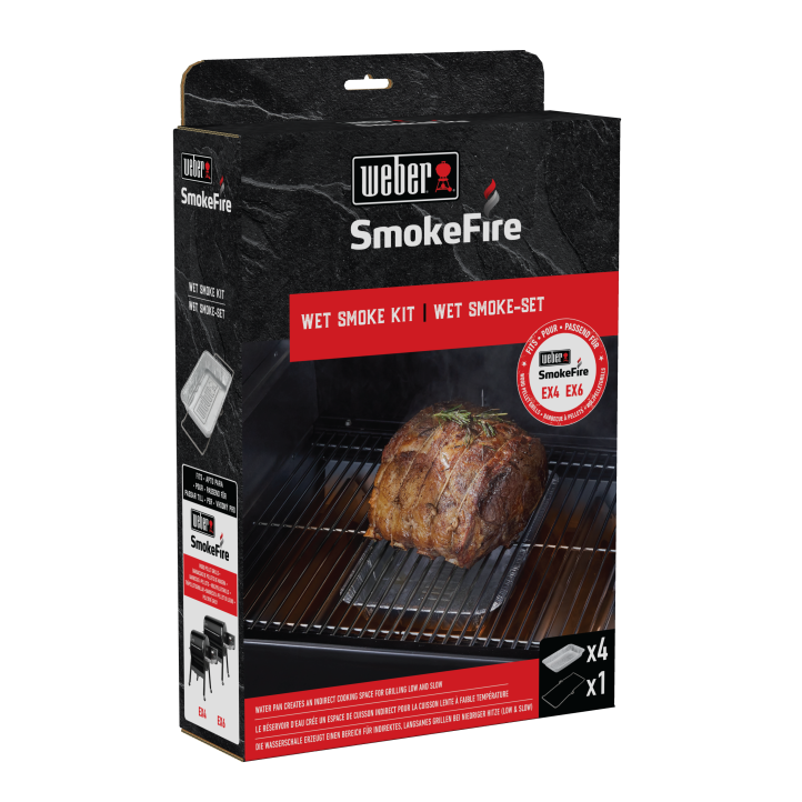 Barquettes à eau Weber pour barbecues Smokefire