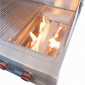 Barbecue gaz encastrable 5 feux SUNSTONE RUBY5B-IR-LP