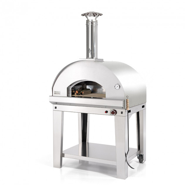 Four à pizza gaz Cozze 17 pierre rotative + thermomètre - Barbecue & Co
