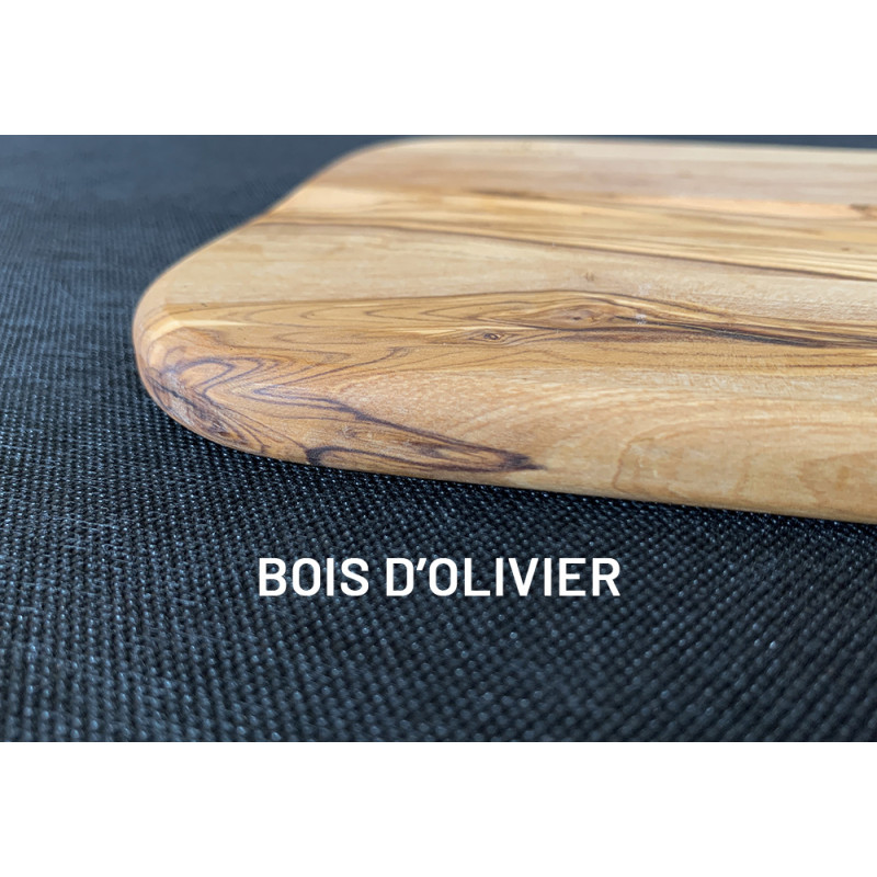 Planche en bois d'olivier 15/25cm - Planche de cuisine