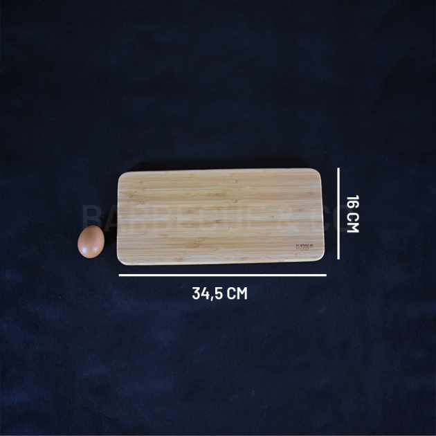 Planche à découper en bambou 34,5 x 16 cm