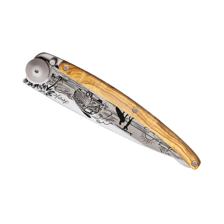 COUTEAU DEEJO TATOO 37G VAN LIFE OLIVIER