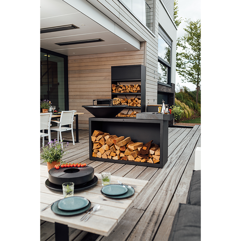 Brasero plancha, barbecue Ofyr pour terrasse, jardin à Dinan et Argentan