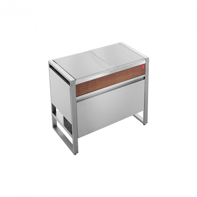 TABLE PLANET OASI 97C PLAN INOX