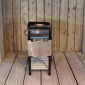 Ensemble plancha électrique PL600E inox Roller Grill sur chariot en bois et inox Roller Grill