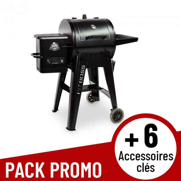 Pack Promo barbecue fumoir à pellets Pit Boss Navigator 550