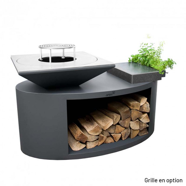 Tablier en cuir barbecue Artiss Design 