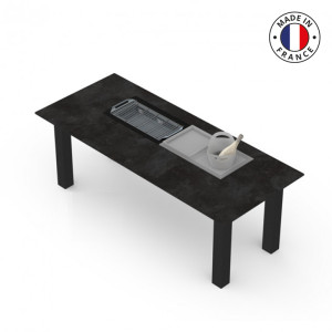 Table barbecue Grill Chic La Garrigue Pro Traiteur 2200X900X1060 Mercure