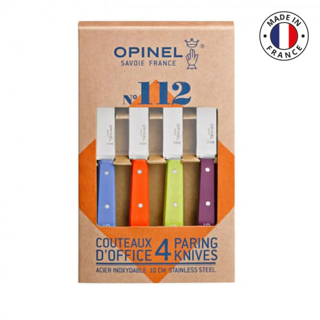 Coffret couteaux Opinel N°112 couleurs acidulées