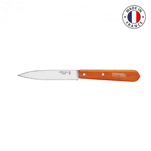 Couteau cranté Opinel N°113 Mandarine