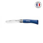 Couteau Opinel N°7 Bout rond bleu