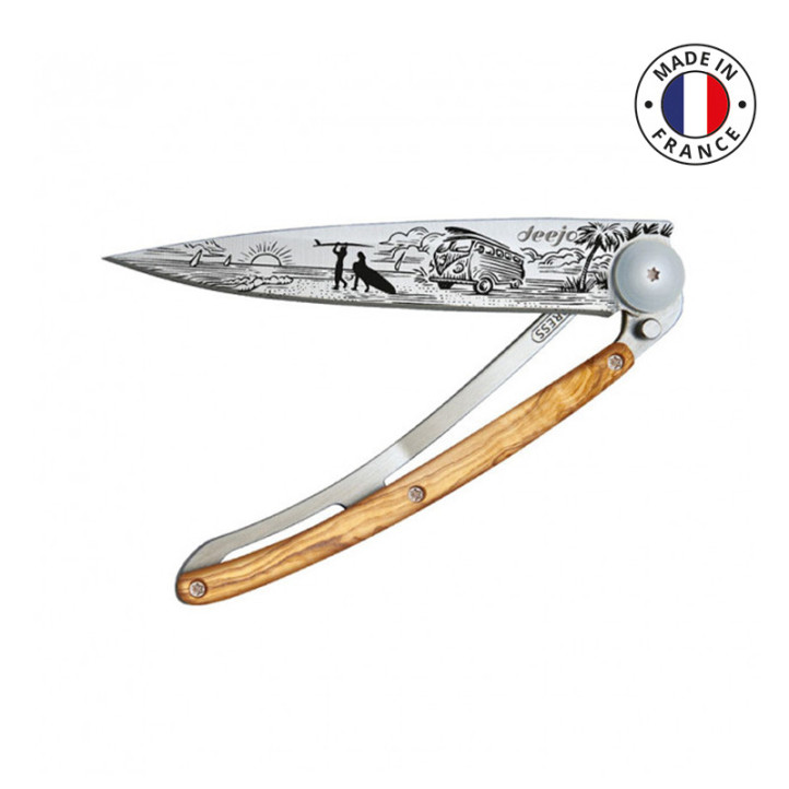COUTEAU DEEJO TATOO 37G VAN LIFE OLIVIER