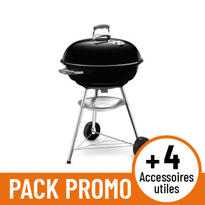 Pack Promo Barbecue charbon Weber Compact 57