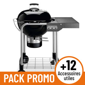 Pack Promo barbecue charbon Weber Performer GBS noir