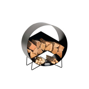 Range bois et porte bûches intérieur - Barbecue & Co