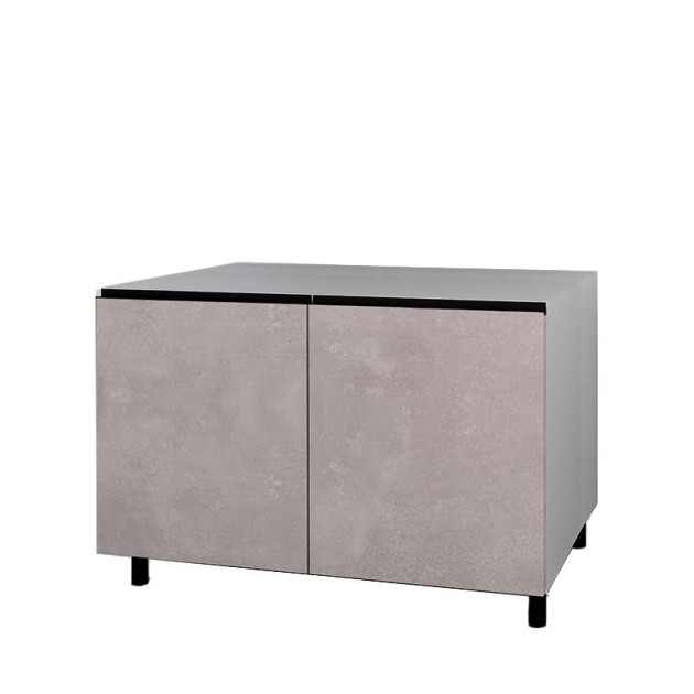 Meuble Bas Pour Plancha 2 Portes Céramique 120 Cm Cuisine D'été New York