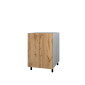 Meuble bas 1 porte (fermeture gauche) HPL 50 cm Cuisine d'été (6 coloris disponibles)