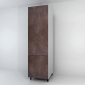 Armoire 2 portes (fermeture gauche) HPL 60 cm Cuisine d'été (6 coloris disponibles)