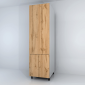 Armoire 2 portes (fermeture gauche) HPL 60 cm Cuisine d'été (6 coloris disponibles)