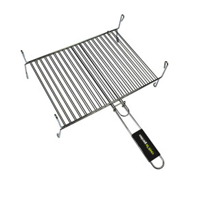 Grille à pieds double chrome Cook'in Garden 40 x 30