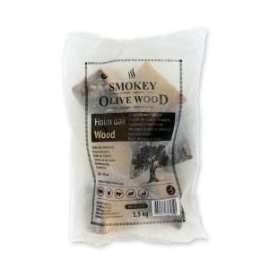Bois de fumage Smokey Olive Wood N°5 chêne vert 1.5kg