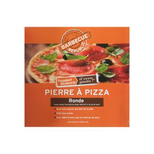 Pierre à pizza ronde Barbecue Republic Ø38 cm