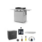 Pack promo plancha gaz sur chariot Forge Adour Modern 60 Inox