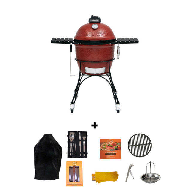 Pack promo Kamado Joe Classic 1 Øint 46 cm sur chariot