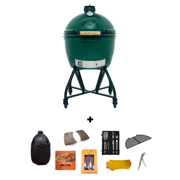 PACK N° 106 : Barbecue Kamado Big Green Egg XL sur chariot