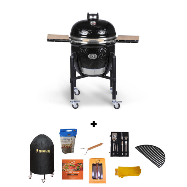 Pack promo Kamado Monolith PRO 2.0 sur chariot