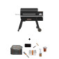 PACK PROMO barbecue fumoir à pellets Traeger Timberline 1300 noir