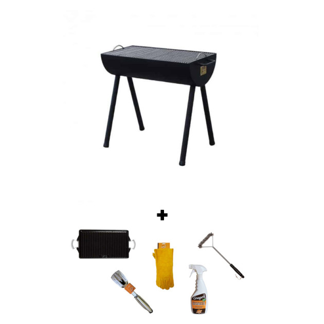 Pack Promo barbecue charbon Joe's Half Barrel 16''