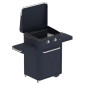 Ensemble plancha gaz Enosign 65 blue navy avec capot sur chariot blue navy Eno