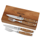 COFFRET STEAKCHAMP 2 COUTEAUX+2 FOURCHETTES