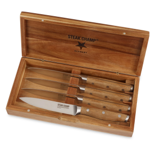 Coffret Steakchamp 4 couteaux à viande