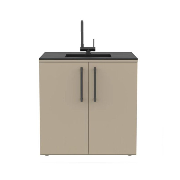 Module cuisine extérieure Brabura évier 90 - perle
