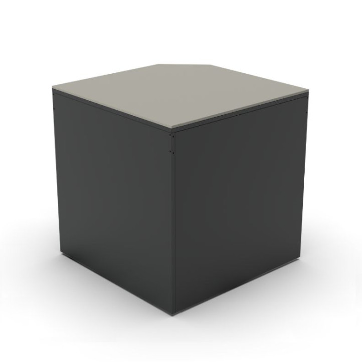 Module cuisine extérieure Brabura angle 90 - noir