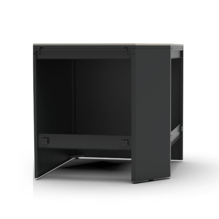 Module cuisine extérieure Brabura angle 90 - noir