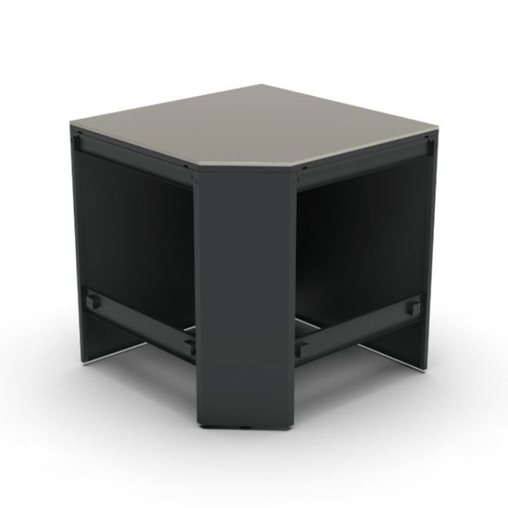 Module cuisine extérieure Brabura angle 90 - noir