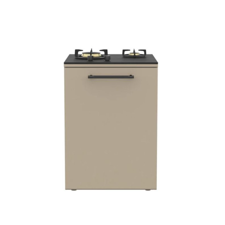 Module cuisine extérieure Brabura 2 brûleurs 60 - perle