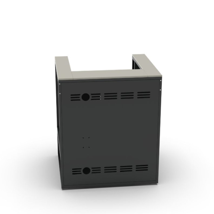 Module cuisine extérieure Brabura pour plancha 80 - noir
