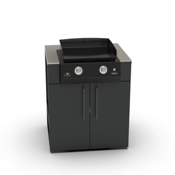 Module cuisine extérieure Brabura pour plancha 80 - noir